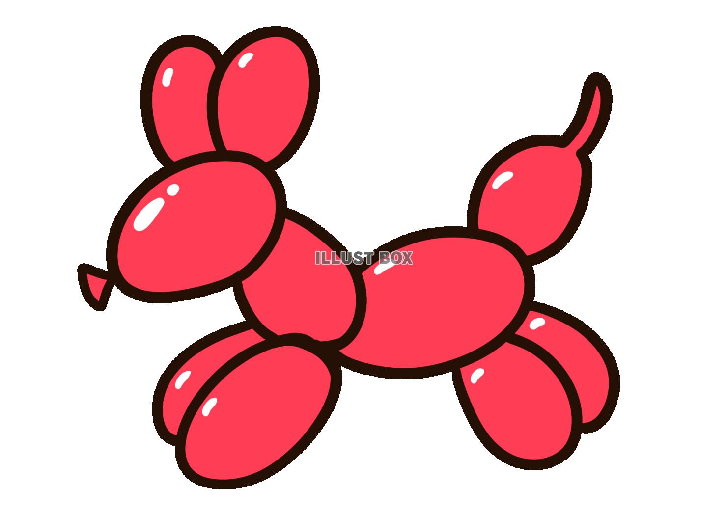 かわいい犬のバルーンアート