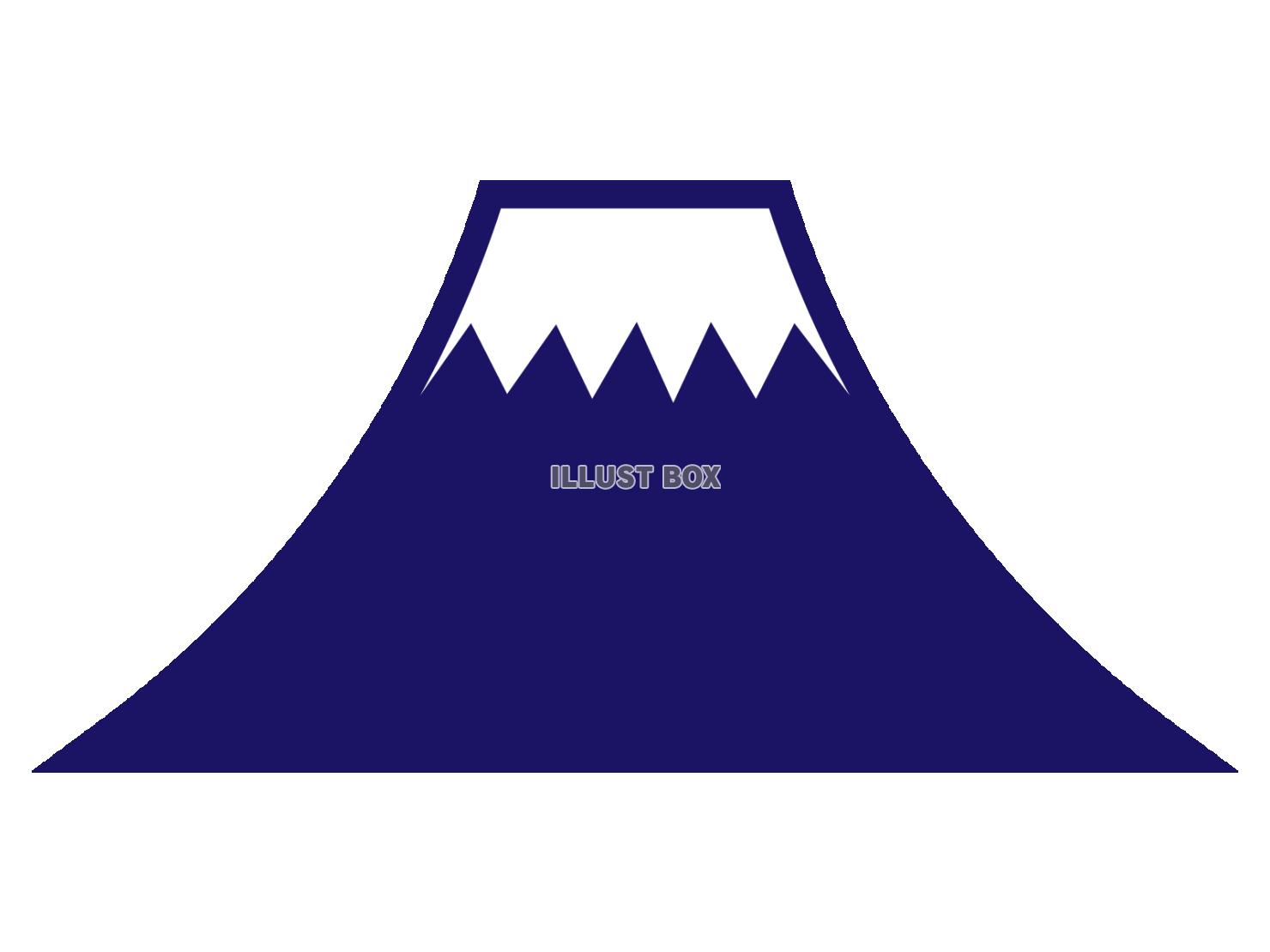 富士山のシルエット（アイコン）