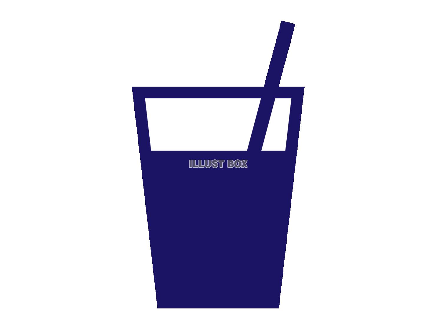 ドリンクのアイコン（飲み物のシルエット）