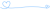 線でかいたハートのライン青３
