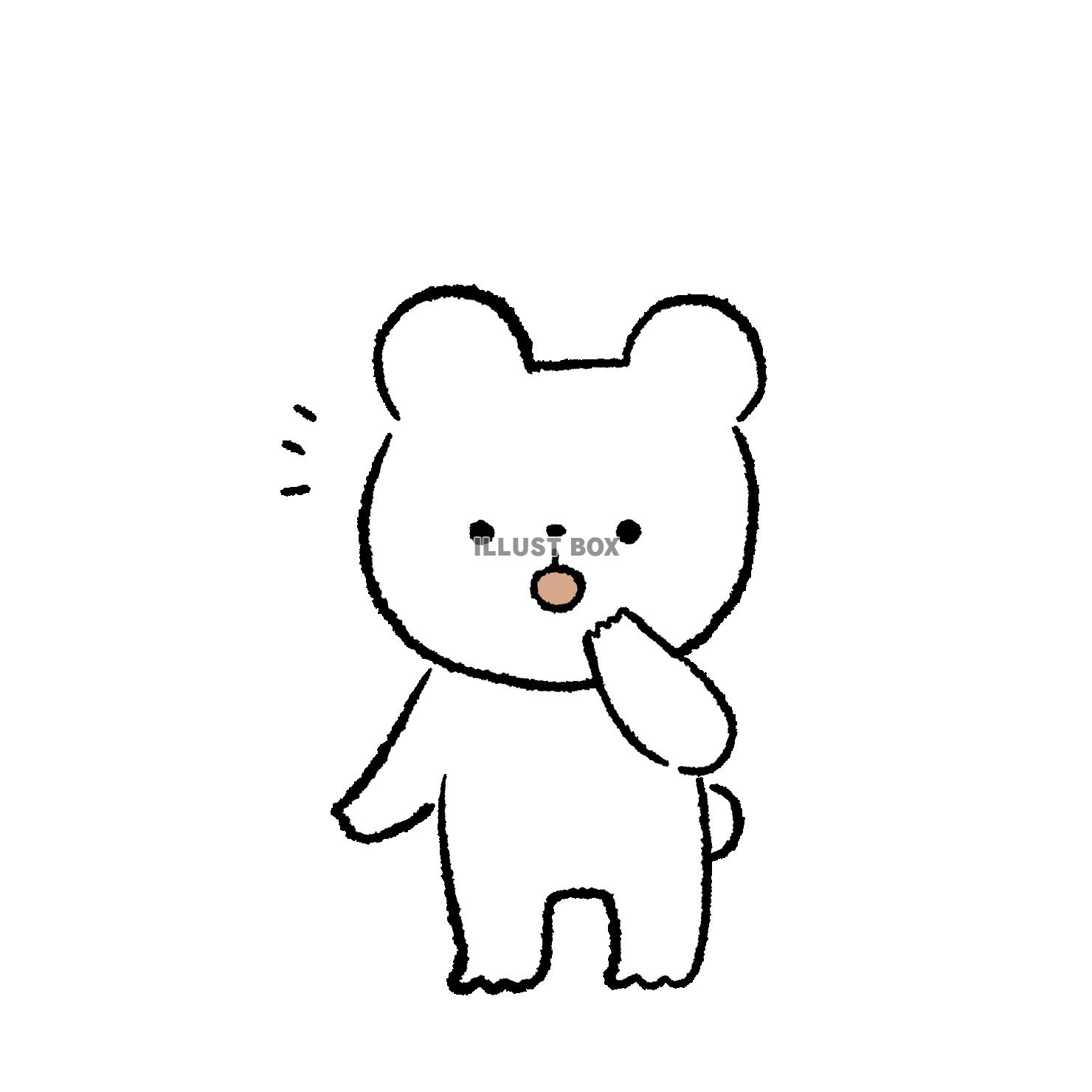 気付くくま