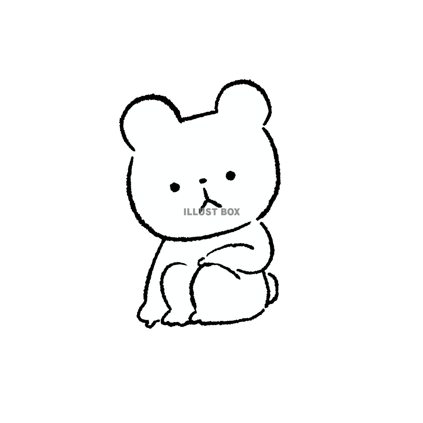 いじけるくま