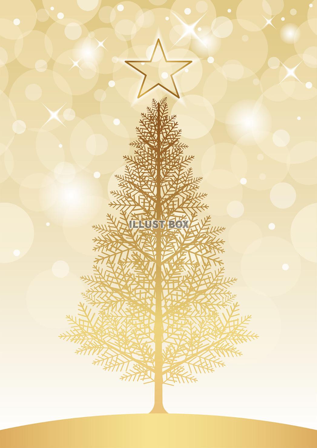 クリスマスツリーのシームレスなベクターイラスト