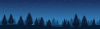 夜の森のシームレスな背景イラスト