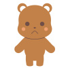 かわいいくま　ベクターイラスト