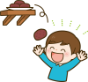 棚から牡丹餅