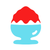 かき氷素材　透過png