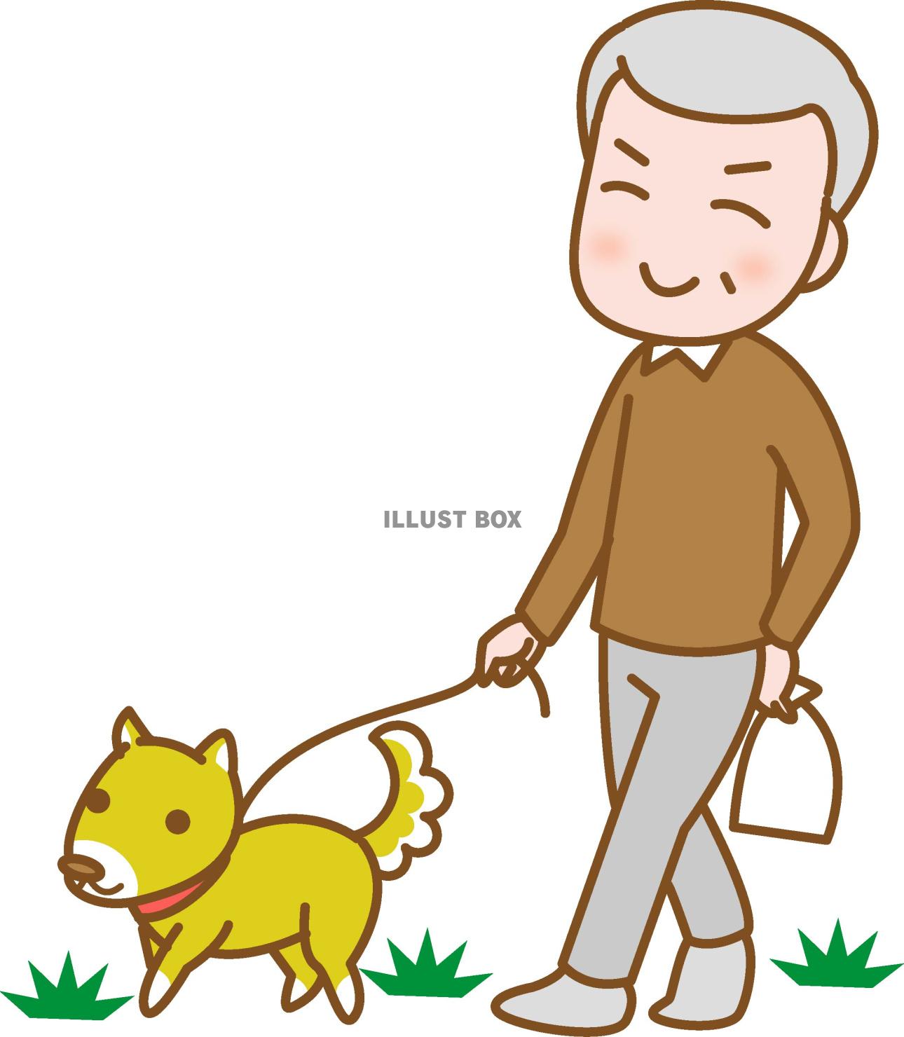 犬とお散歩