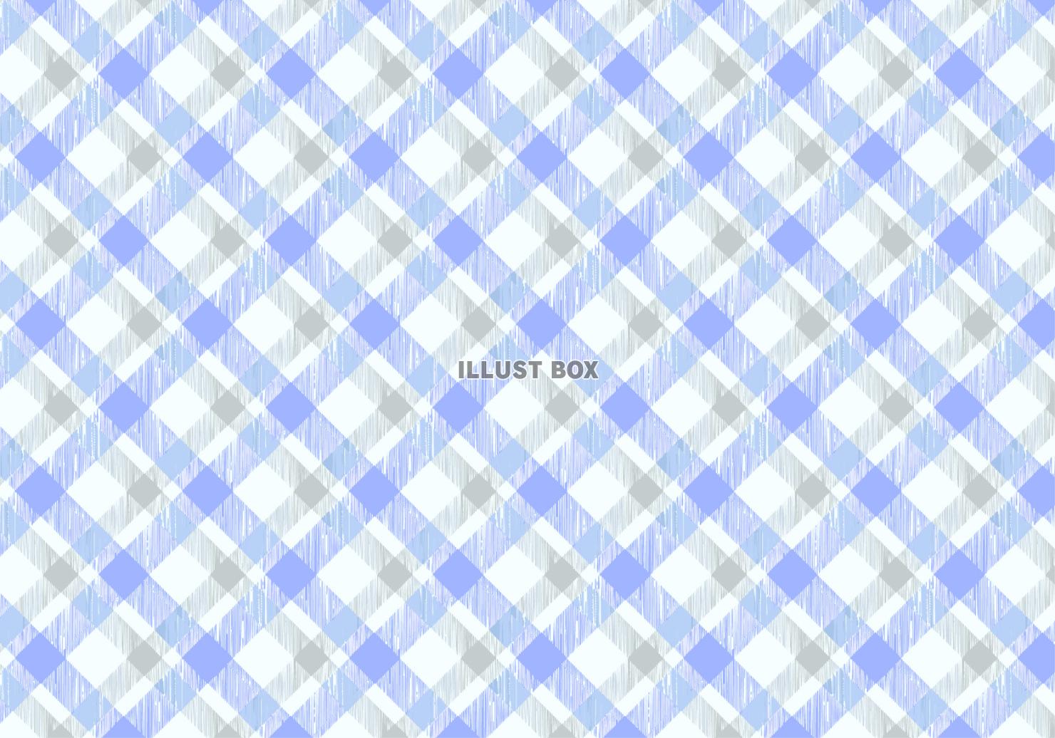 ラフなギンガムチェック（青・灰色）