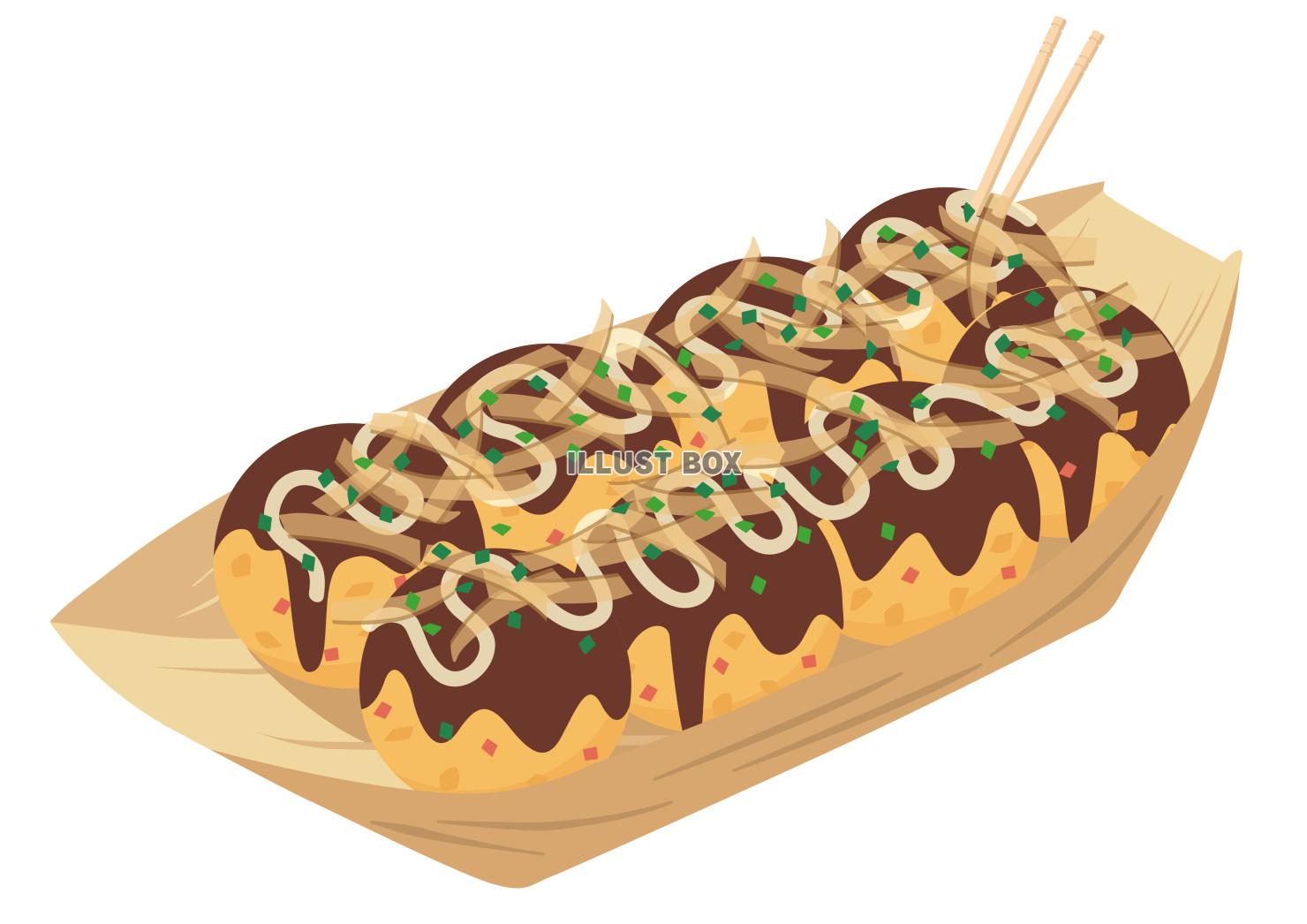 食事★和食シリージ★たこ焼き（マヨネーズあり）
