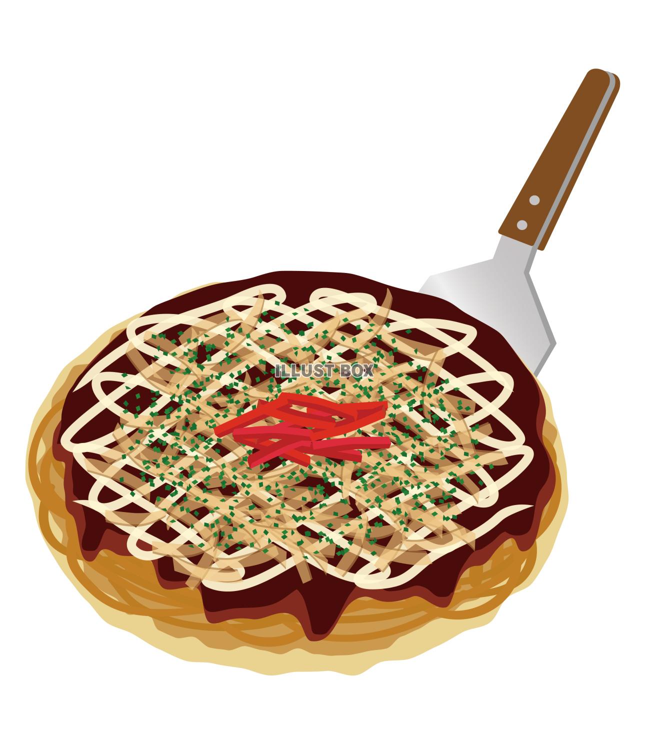 食事★和食シリージ★モダン焼きとコテ（お好み焼き）
