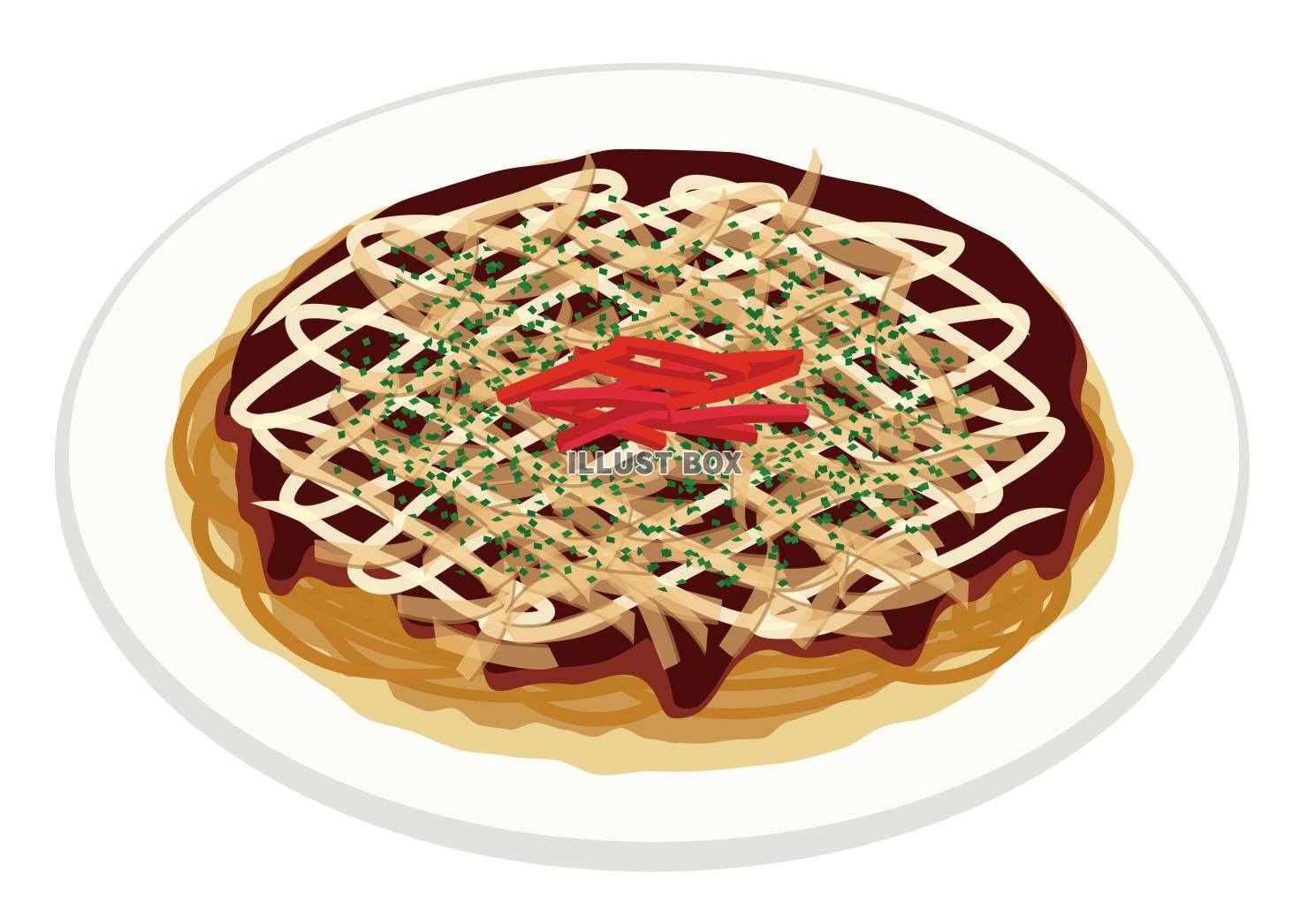 食事★和食シリージ★モダン焼き（お好み焼き）
