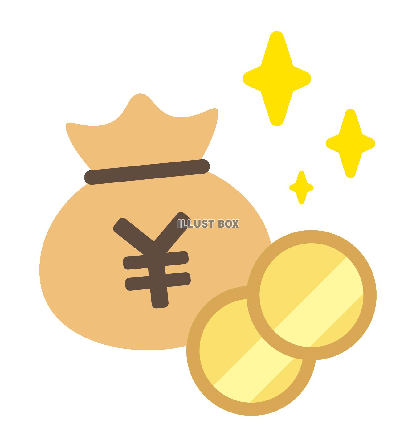 巾着袋とお金