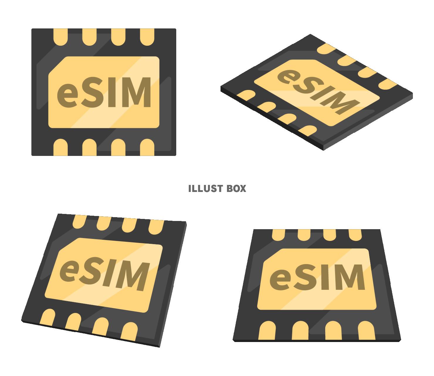 eSIM立体セット