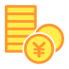 重ねたお金