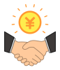 お金と握手