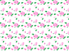 ピンクの薔薇の花と葉っぱを並べた背景