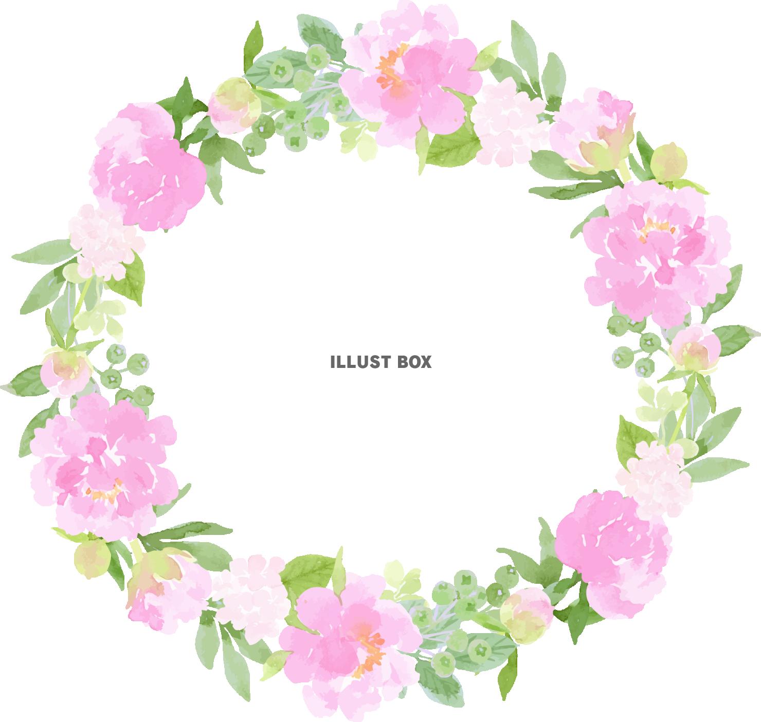 芍薬アレンジシリーズ　リース