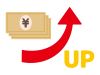 シンプルなお金のイラスト