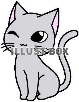 【ねこ】ウインクにゃんこ