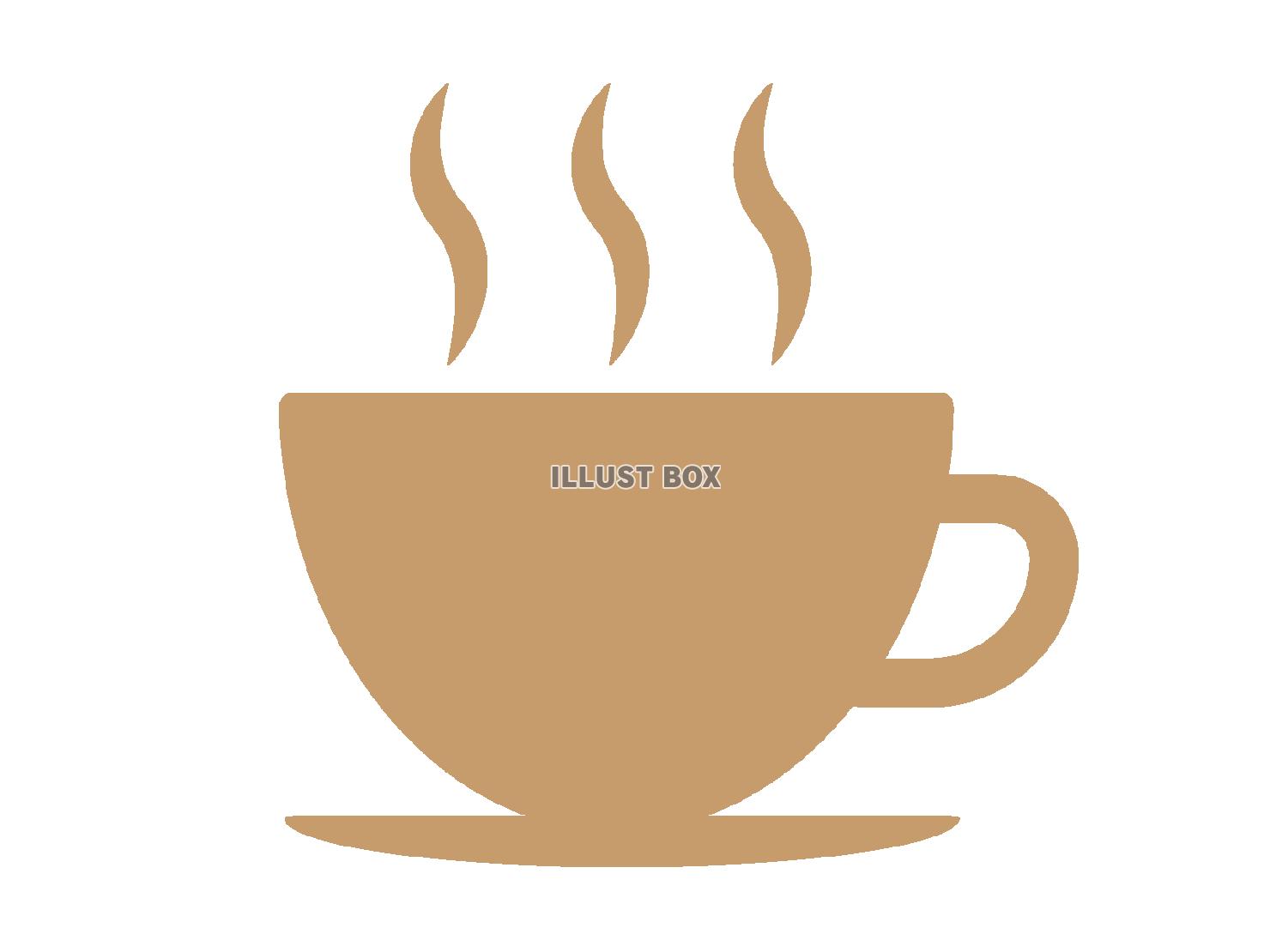 カフェのアイコン（コーヒーカップマーク）