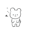 寝不足のくま
