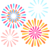 打ち上げ花火　透過png