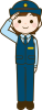 警察官（女性）全身