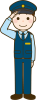 警察官（男性）全身