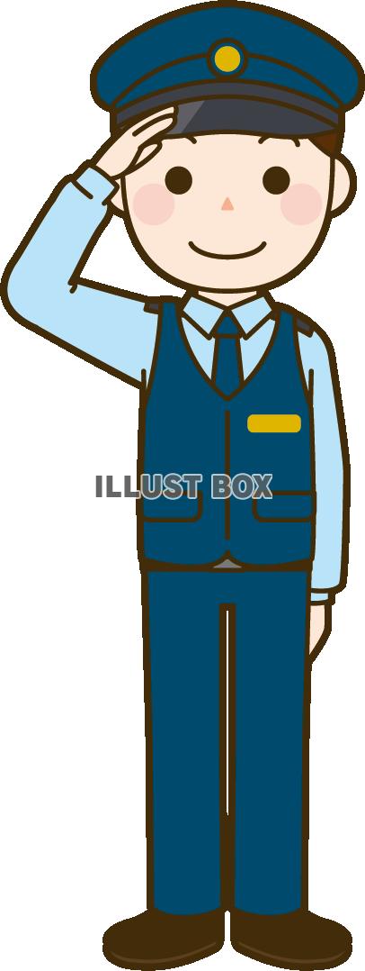 警察官（男性）全身