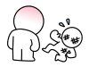 怒らせてボコボコにされてしまった棒人間