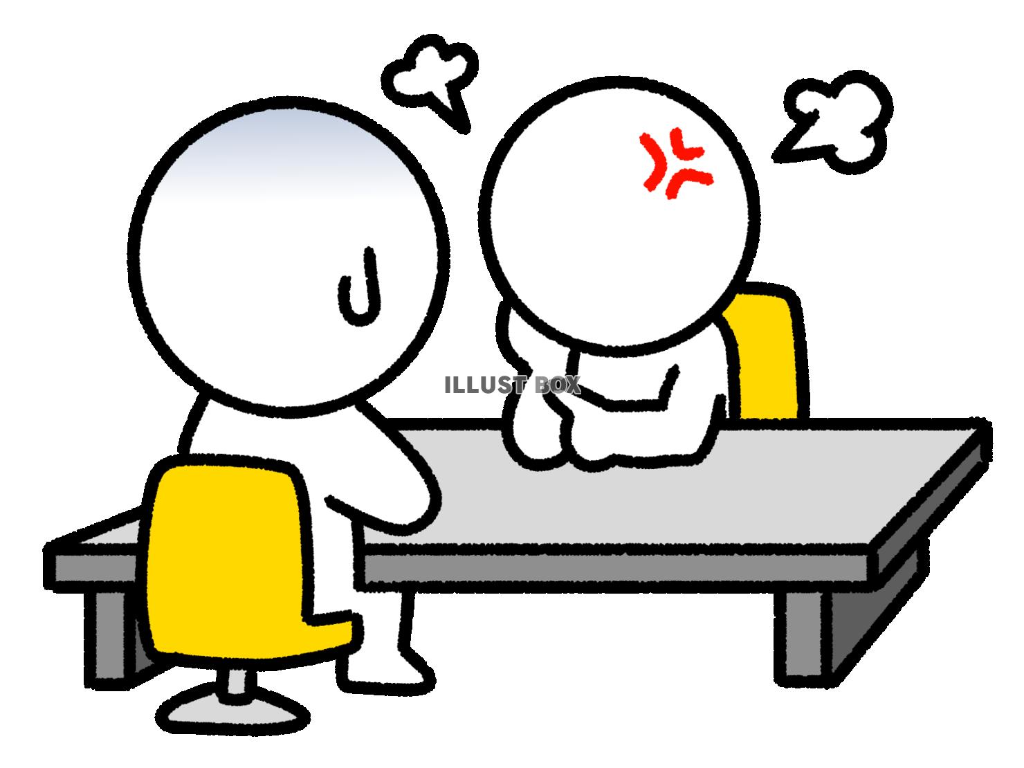 説教する棒人間