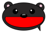 黒くまさん吹き出し
