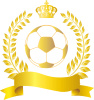 【JPG画像】サッカーボール優勝第一位表彰フリー素材 