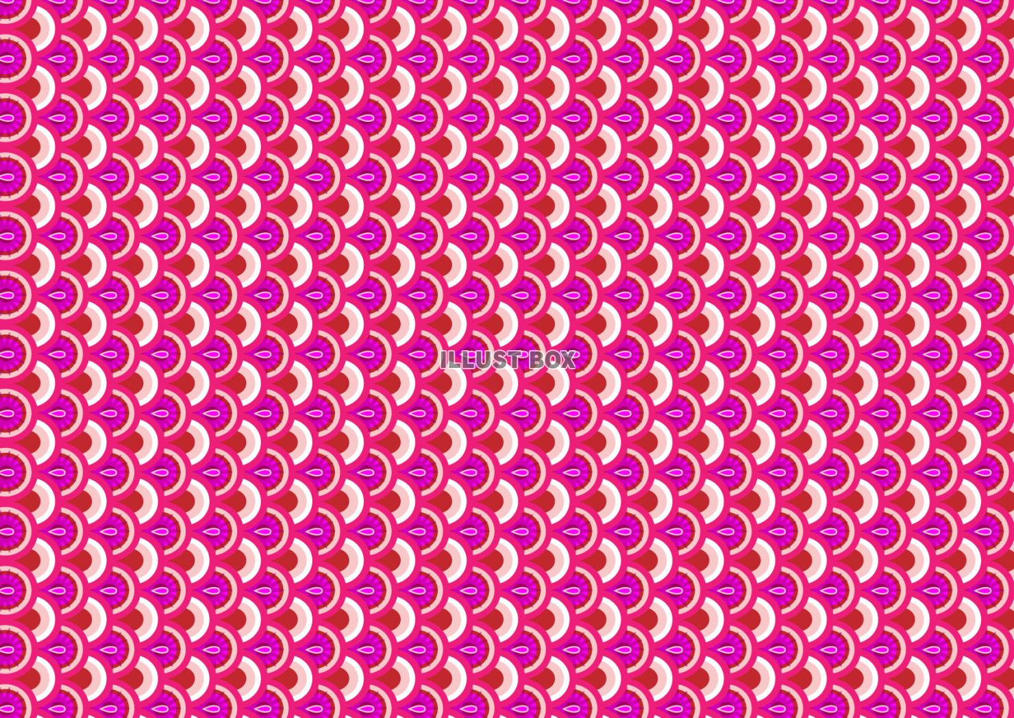 鯉のぼりのピンクのお母さんのパターン柄青海波