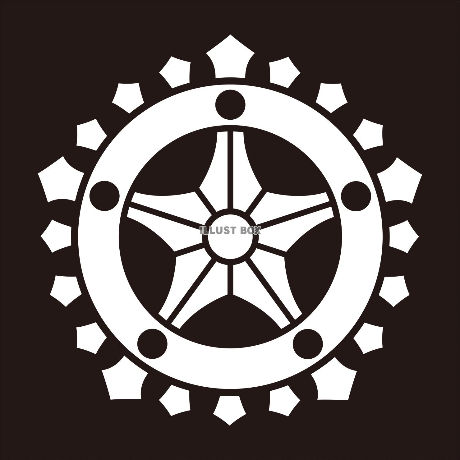 家紋　輪宝