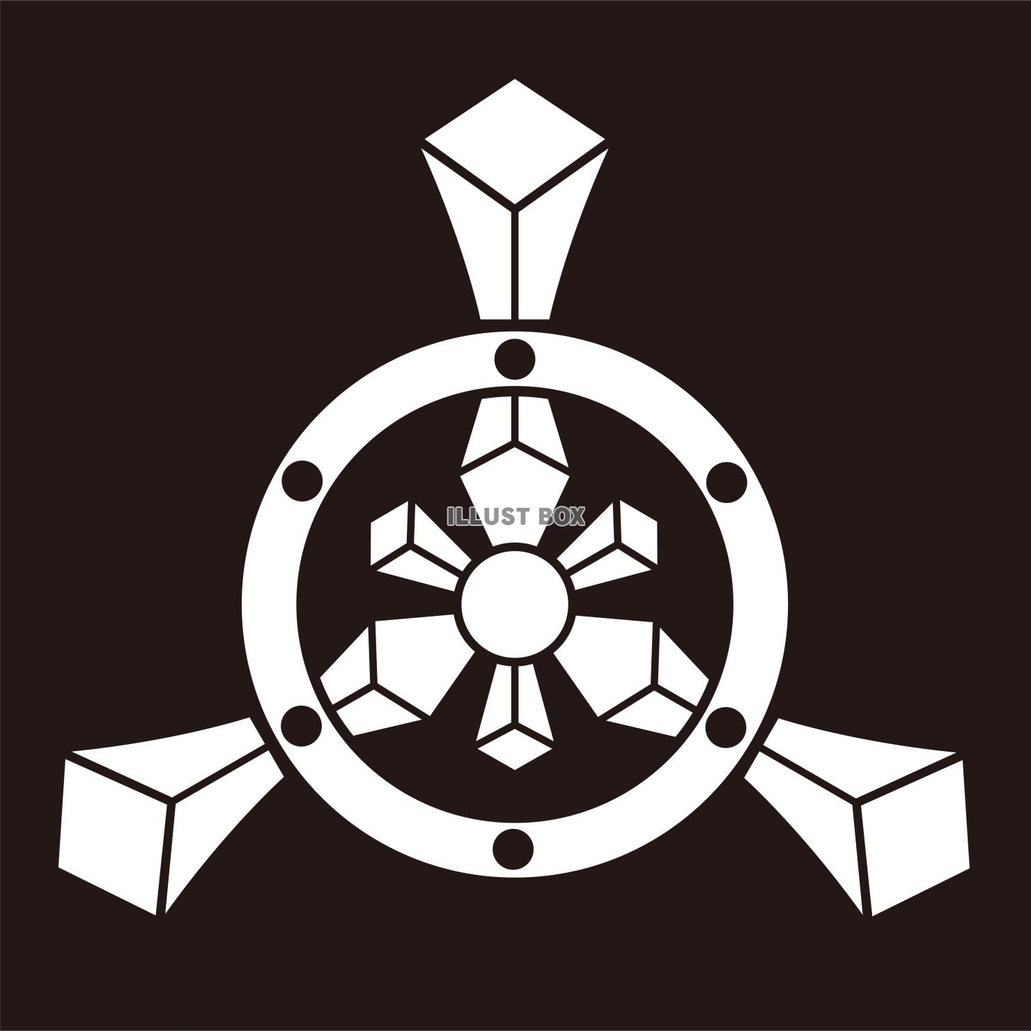 家紋　輪宝