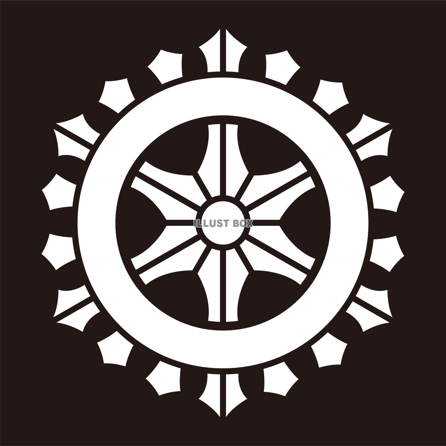 家紋　輪宝