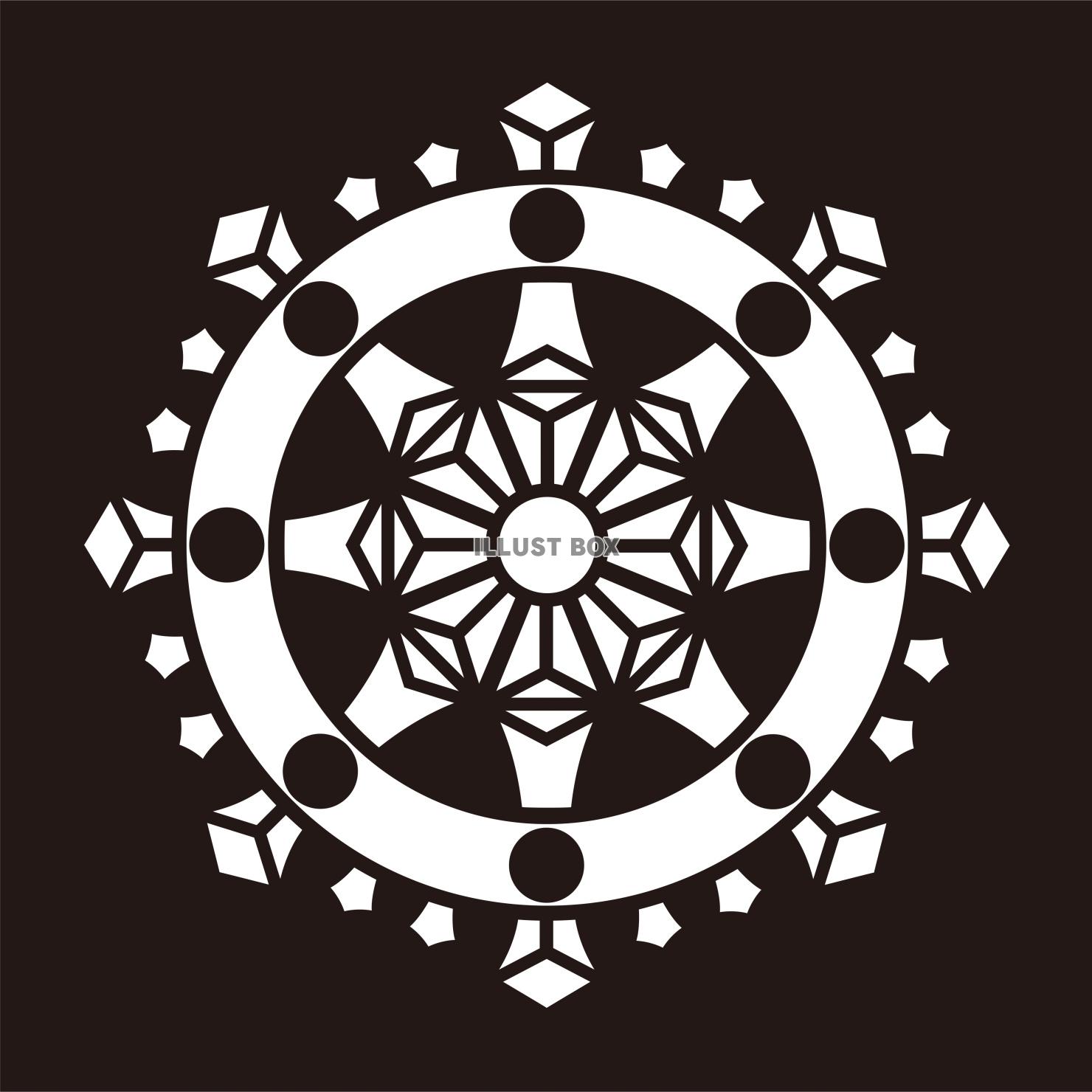 家紋　輪宝