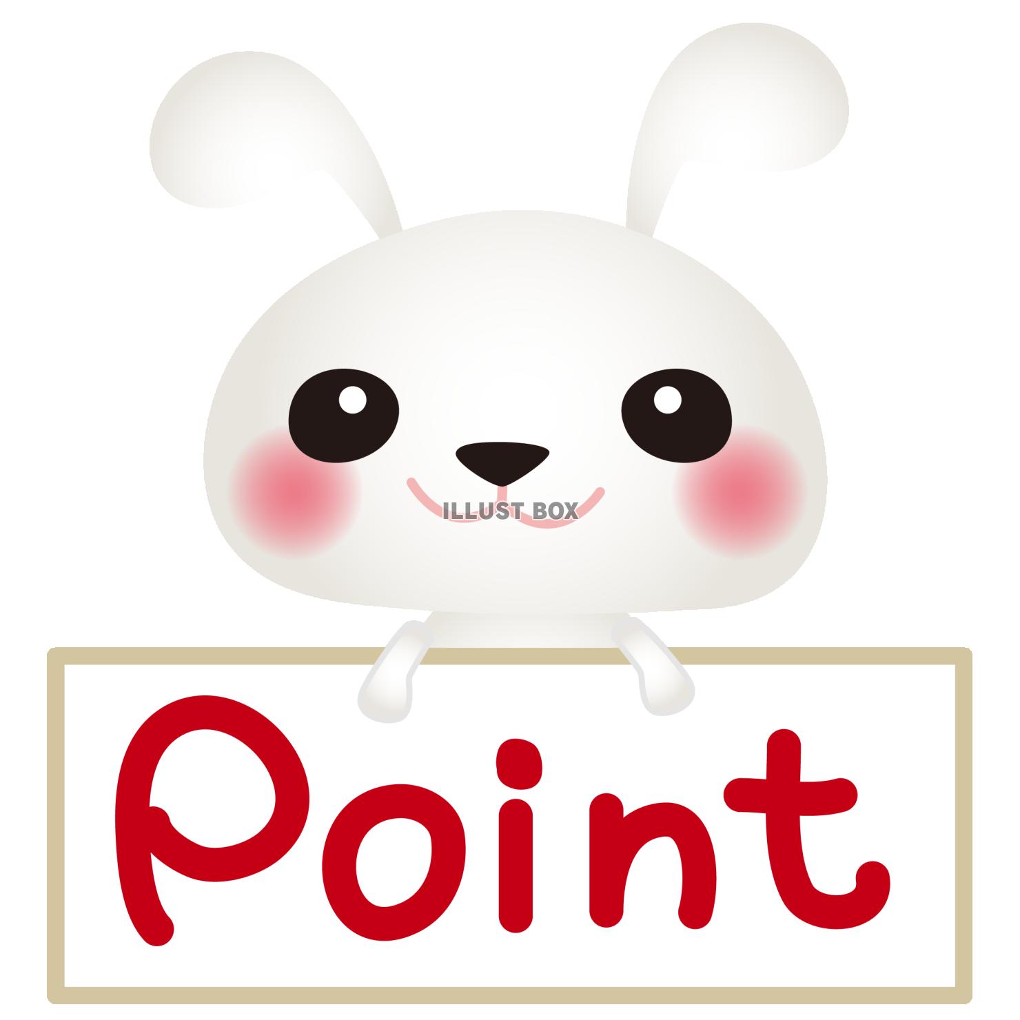 白うさぎポイント白
