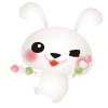 白うさぎ3色お団子