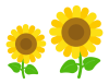 ひまわり　二輪