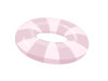 ピンクの浮き輪