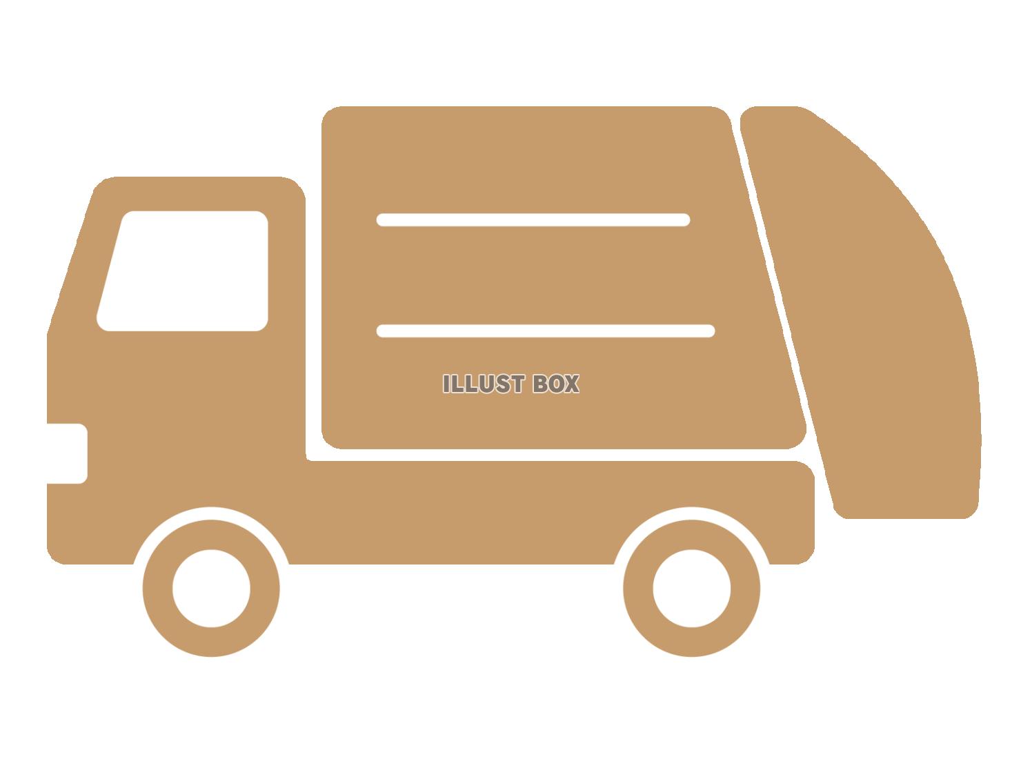 ゴミ収集車のアイコン