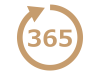 365日アイコン（年中無休マーク）