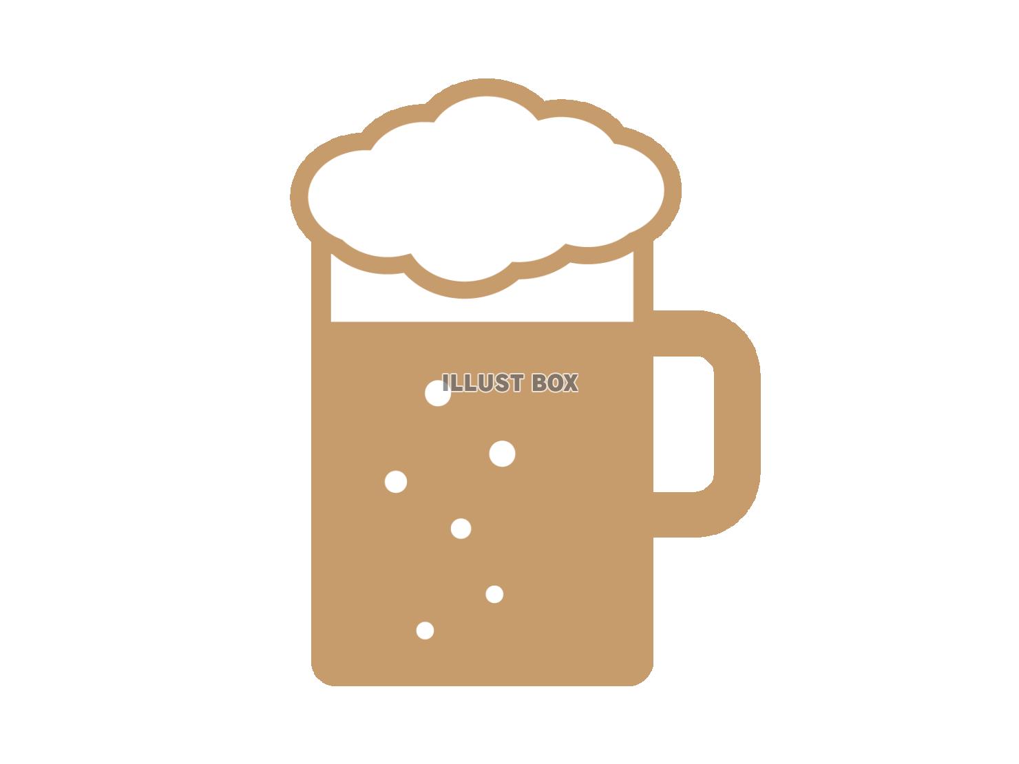 ビールのアイコン（アルコールのマーク）