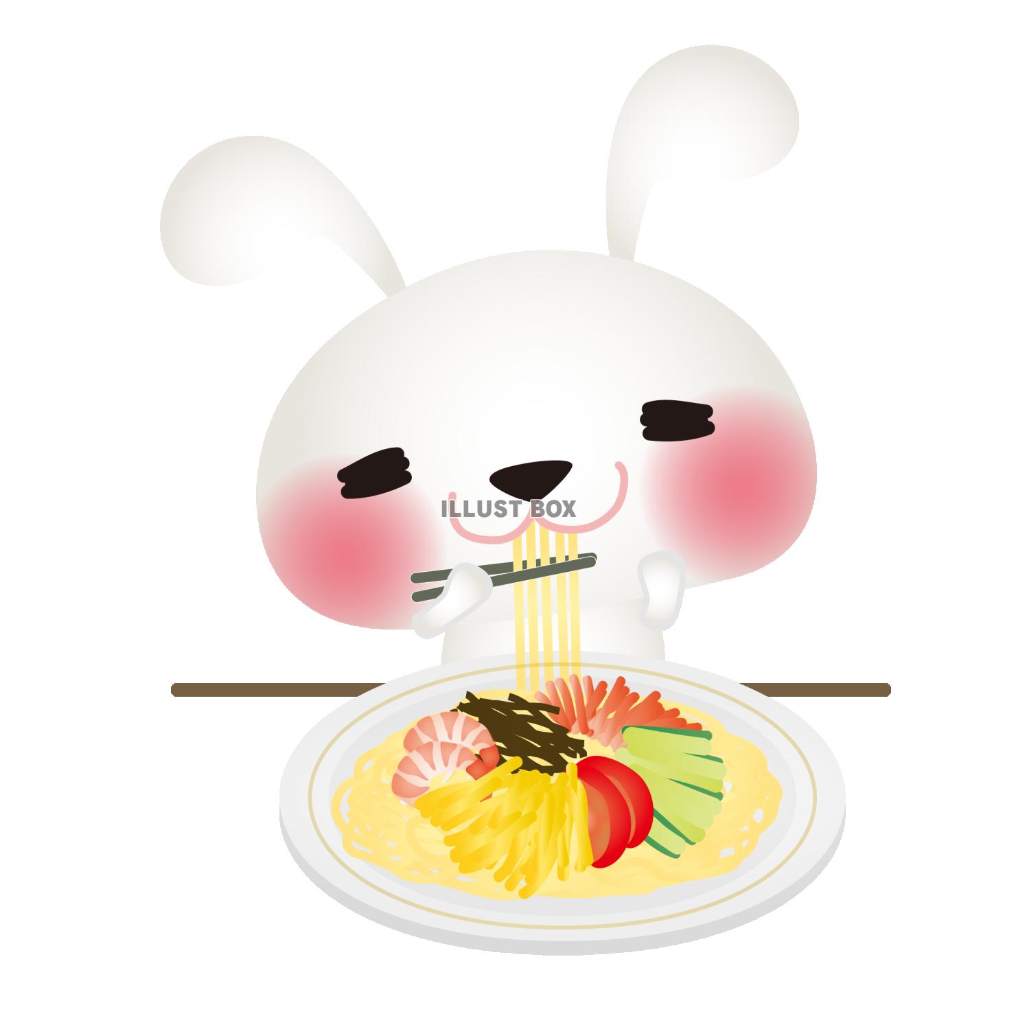 うさぎ冷やし中華
