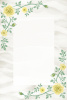 蔓薔薇のカード・黄色