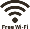 フリーwi-fi使えますのアイコン素材 