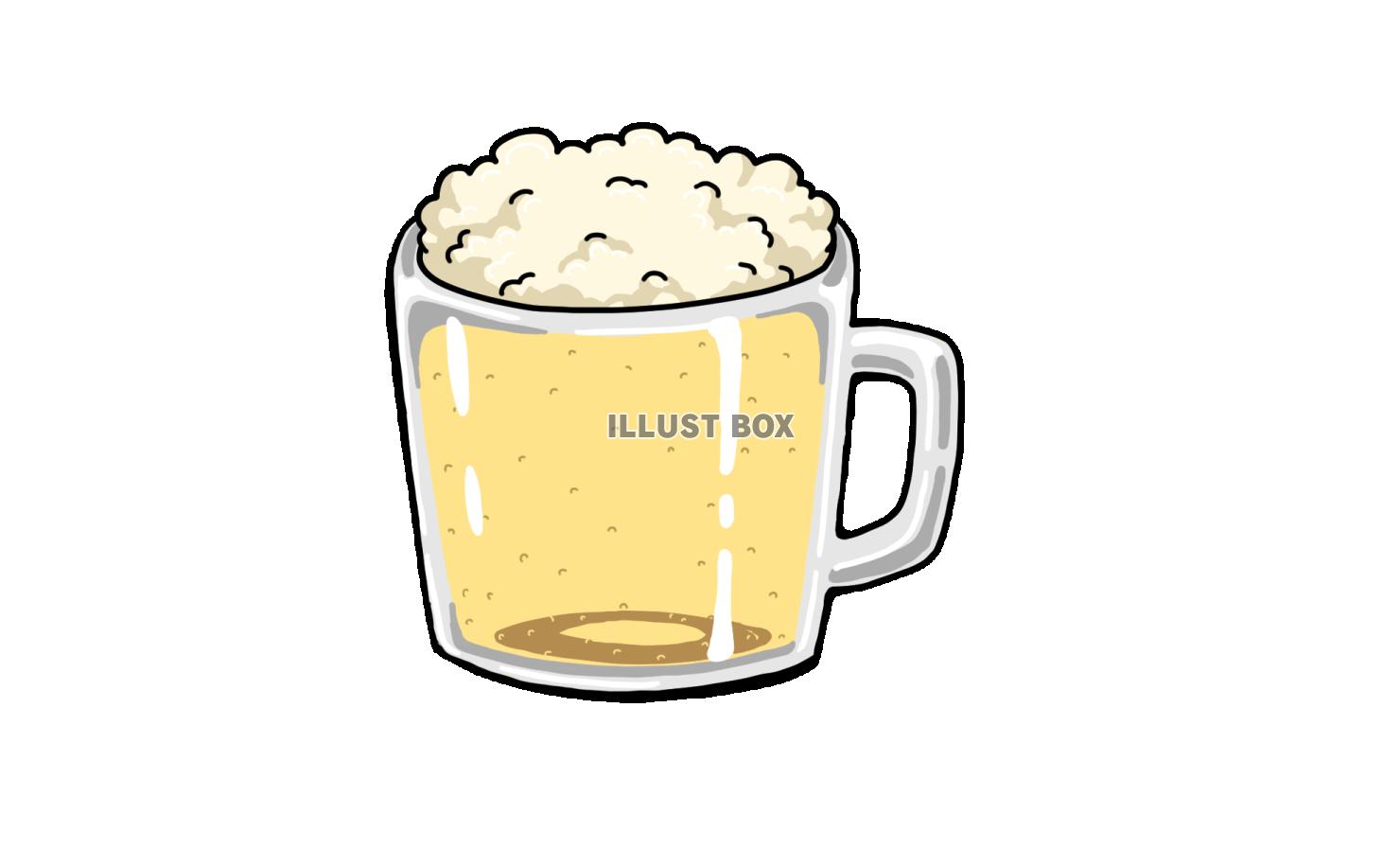 生ビール　ジョッキグラス